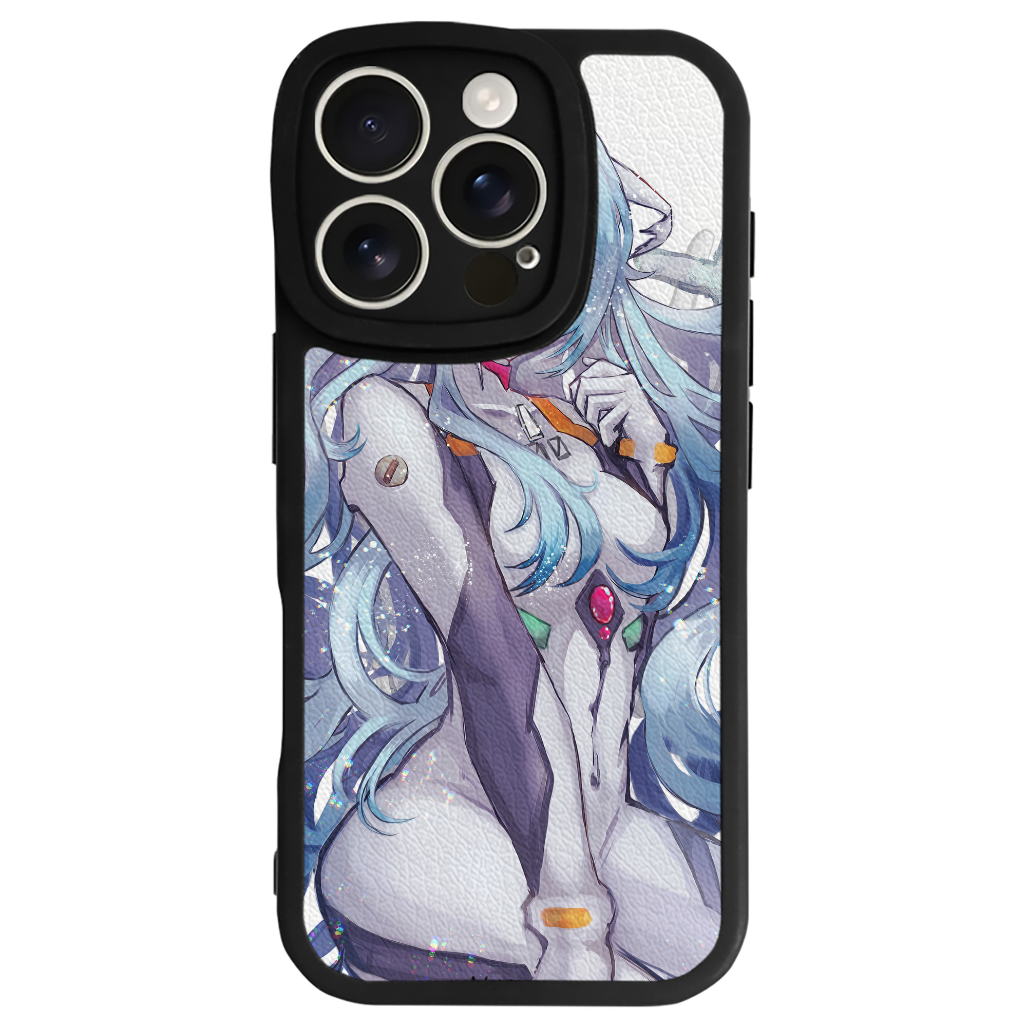 （画像用） EVA 新世紀エヴァンゲリオン 【iPhone 16シリーズ対応】シリコンスマホケース（レザー調） 材質：シリコン